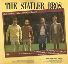 Statler Brothers, The : Entertainers...On And Off The Record (LP,Album)