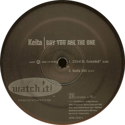 Keita (3) : Boy You Are The One (12",33 ⅓ RPM)