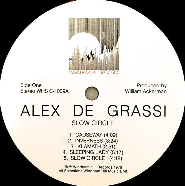 Alex De Grassi : Slow Circle (LP,Album,Remastered,Repress)