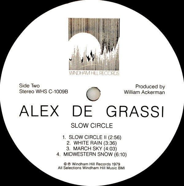 Alex De Grassi : Slow Circle (LP,Album,Remastered,Repress)