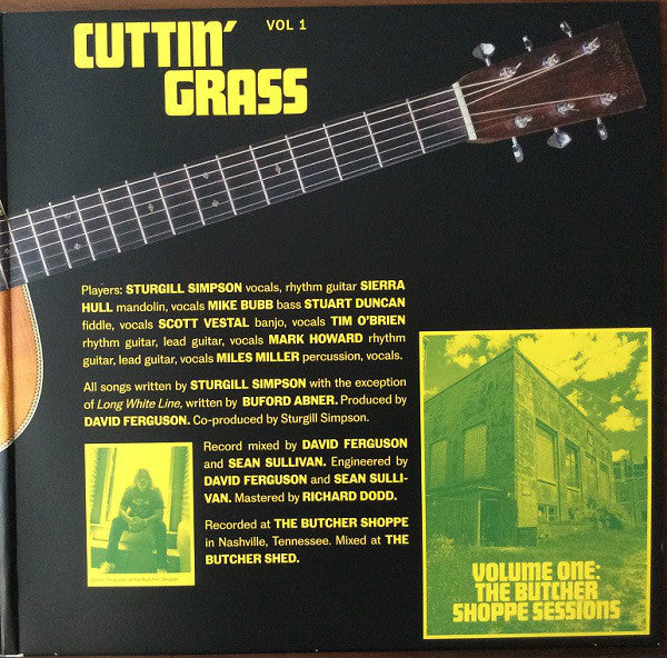 Sturgill Simpson : Cuttin' Grass Vol. 1 (The Butcher Shoppe Sessions) (LP,Album)