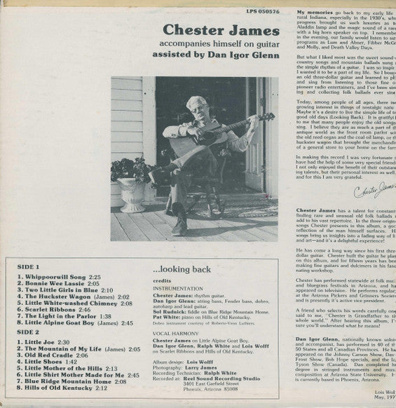 Chester James : ... Looking Back (LP,Album,Stereo)
