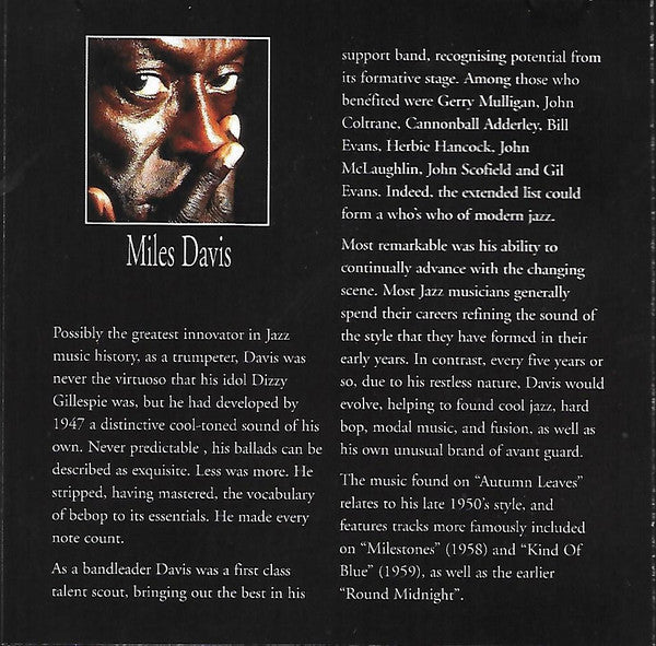 Miles Davis : Autumn Leaves (Compilation)