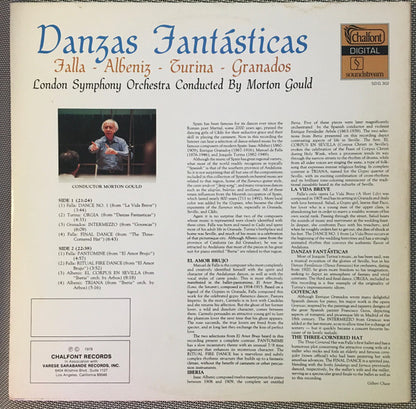 Manuel De Falla / Isaac Albéniz / Joaquín Turina / Enrique Granados, London Symphony Orchestra Conducted By Morton Gould : Danzas Fantasticas (LP,Album,Stereo)