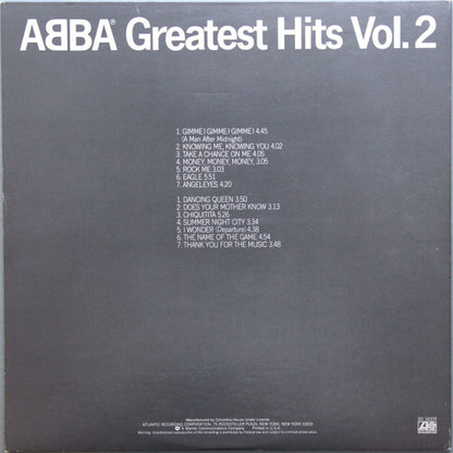ABBA : Greatest Hits Vol. 2 (LP,Compilation,Club Edition)