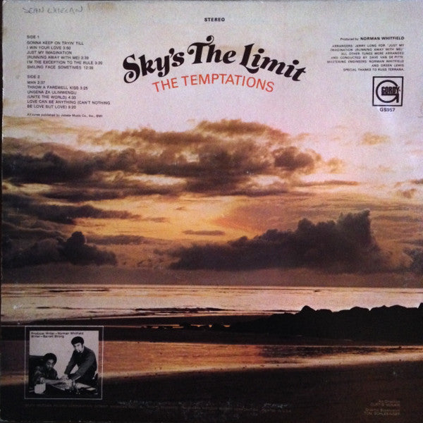 Temptations, The : Sky's The Limit (LP,Album)