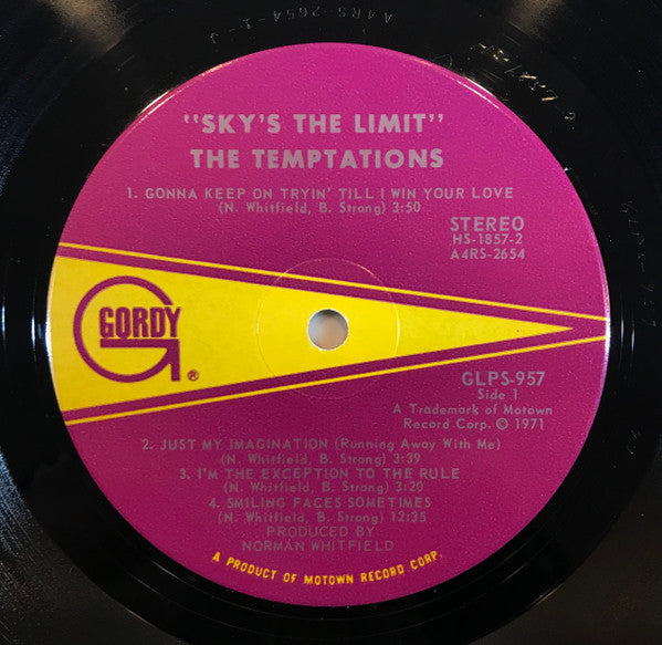 Temptations, The : Sky's The Limit (LP,Album)