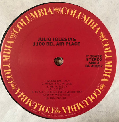 Julio Iglesias : 1100 Bel Air Place (LP,Album,Stereo)