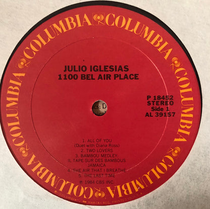 Julio Iglesias : 1100 Bel Air Place (LP,Album,Stereo)