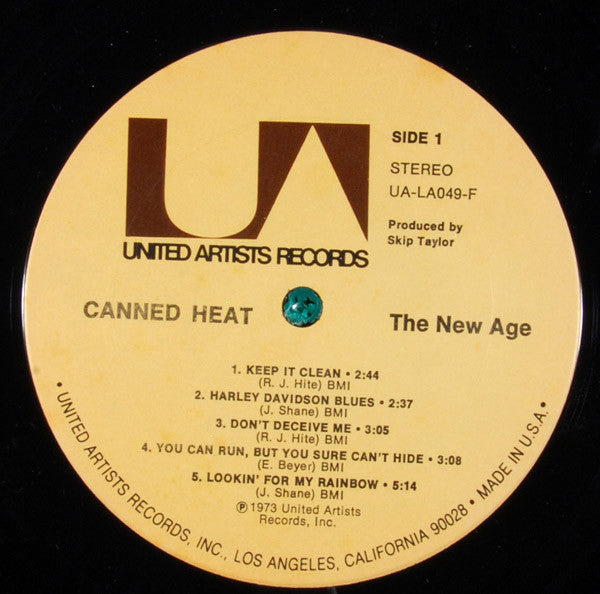 Canned Heat : The New Age (LP,Album,Stereo)