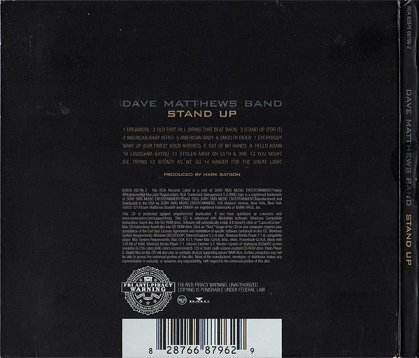 Dave Matthews Band : Stand Up (Album,Copy Protected)