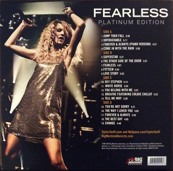 Taylor Swift : Fearless (Platinum Edition) (LP,Album,Reissue)