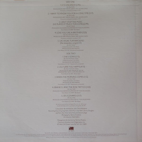 Daryl Hall & John Oates : No Goodbyes (LP,Compilation)