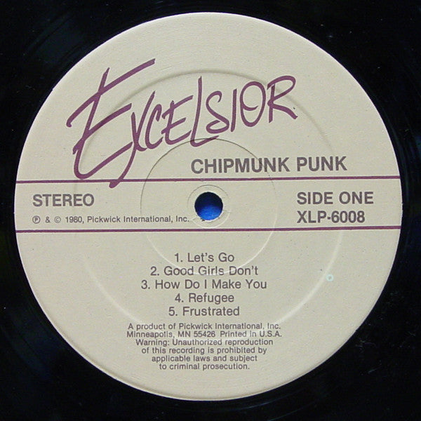 Chipmunks, The : Chipmunk Punk (LP,Album,Stereo)