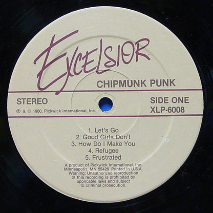 Chipmunks, The : Chipmunk Punk (LP,Album,Stereo)