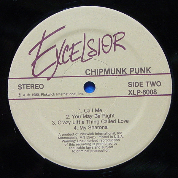 Chipmunks, The : Chipmunk Punk (LP,Album,Stereo)