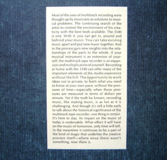 Dick Rosmini / Hello People : Home Made With Teac (LP,Album)