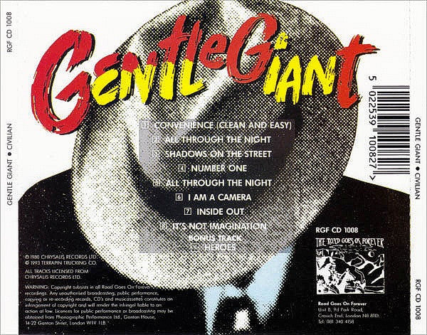 Gentle Giant : Civilian (Album,Reissue)