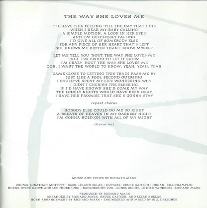 Richard Marx : Paid Vacation (Album)