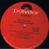 Eric Clapton : At His Best (LP,Compilation)