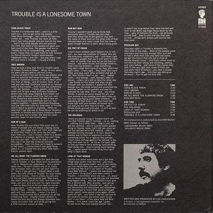 Lee Hazlewood : Trouble Is A Lonesome Town (LP,Album,Reissue,Stereo)