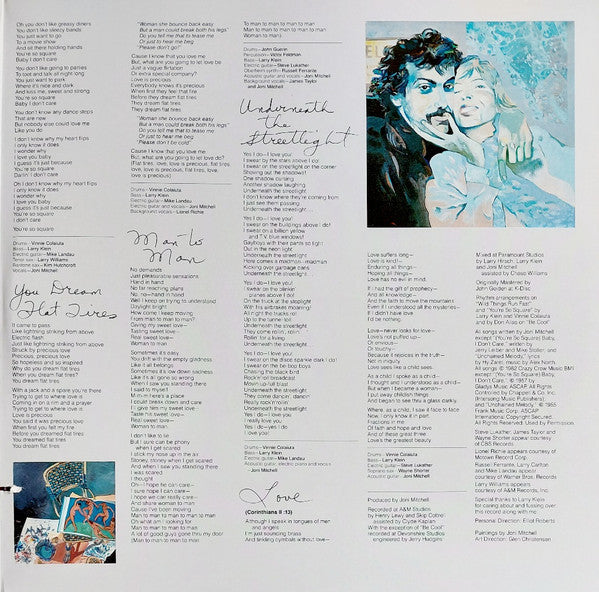 Joni Mitchell : Wild Things Run Fast (LP,Album,Stereo)