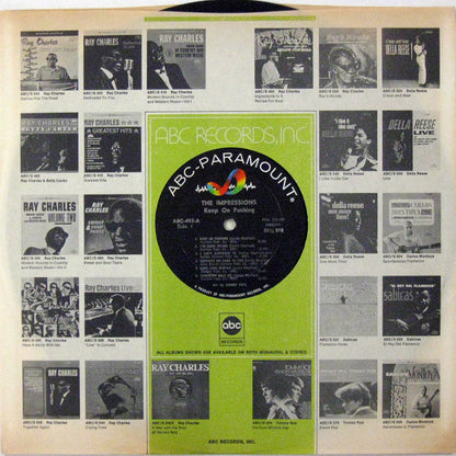 The Impressions : Keep On Pushing (LP,Album,Mono)