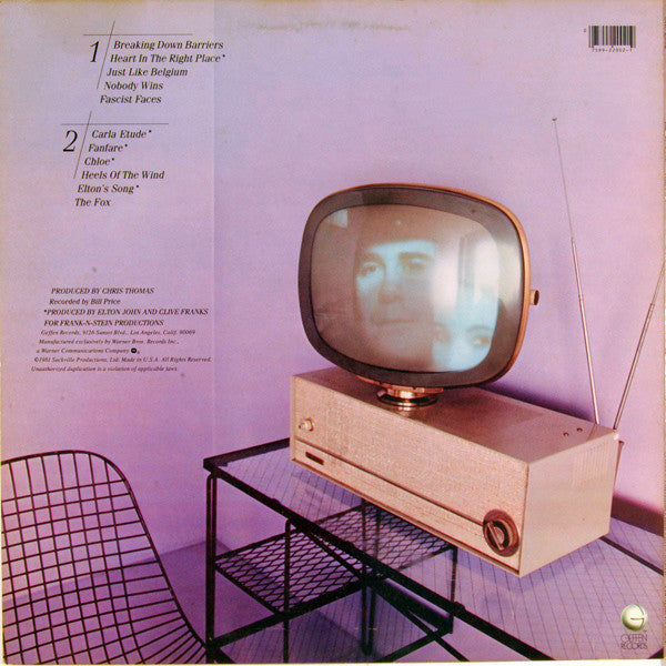 Elton John : The Fox (LP,Album)