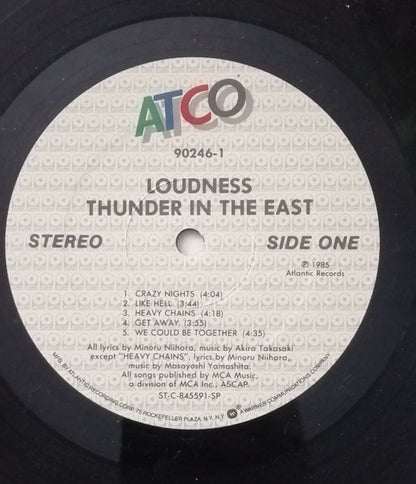 Loudness (5) : Thunder In The East (LP,Album)