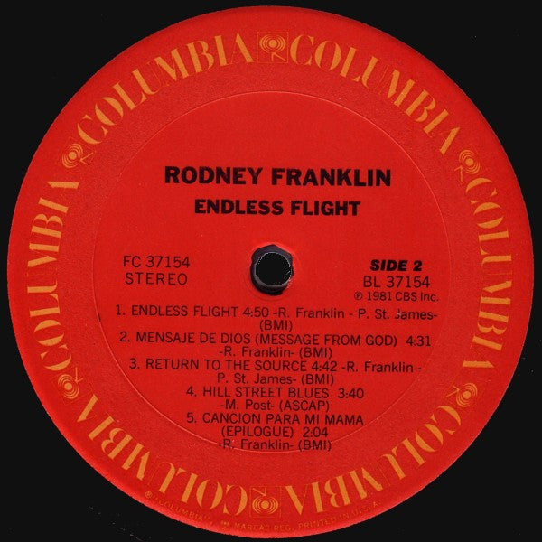 Rodney Franklin : Endless Flight (LP,Album)