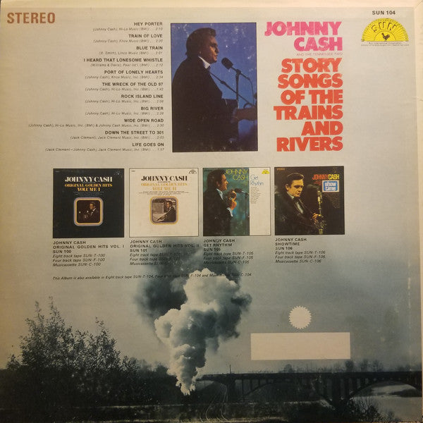 Johnny Cash & The Tennessee Two : Story Songs Of The Trains And Rivers (LP,Compilation,Stereo)