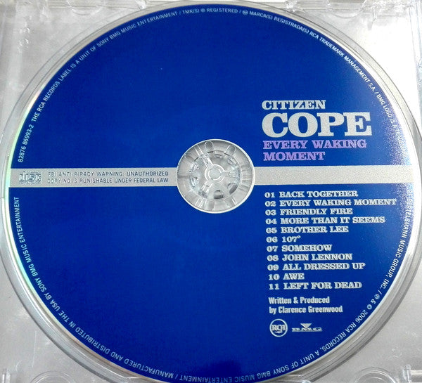 Citizen Cope : Every Waking Moment (Album)