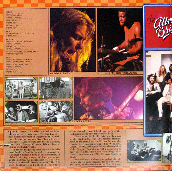 Allman Brothers Band, The : Wipe The Windows, Check The Oil, Dollar Gas (LP,Album)
