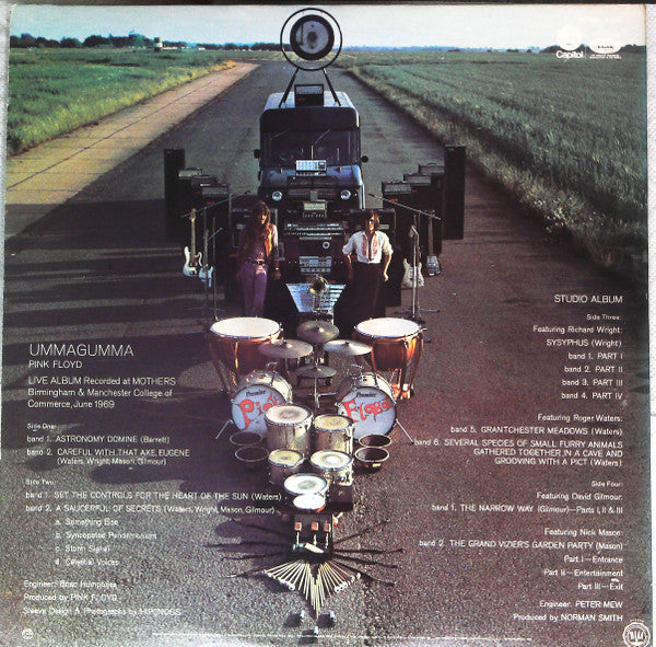 Pink Floyd : Ummagumma (LP,Album,Reissue)
