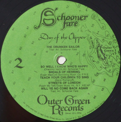 Schooner Fare : Day Of The Clipper (LP)
