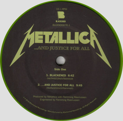 Metallica : ...And Justice For All (LP,Album,Limited Edition,Reissue,Remastered)