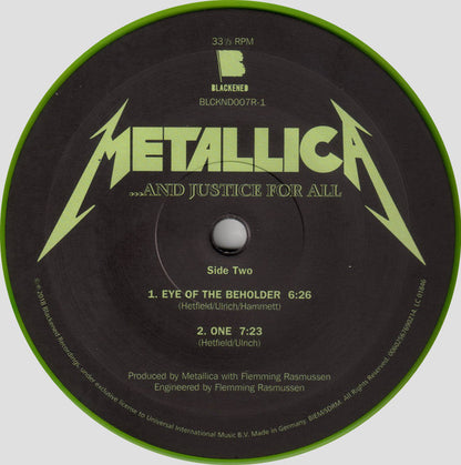 Metallica : ...And Justice For All (LP,Album,Limited Edition,Reissue,Remastered)