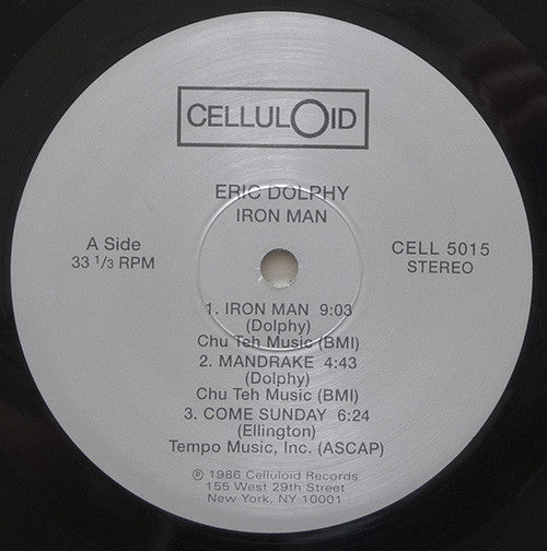 Eric Dolphy : Iron Man (LP,Album,Reissue)