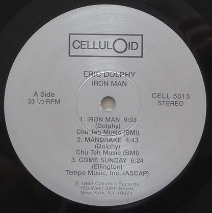 Eric Dolphy : Iron Man (LP,Album,Reissue)