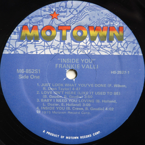 Frankie Valli : Inside You (LP,Album)