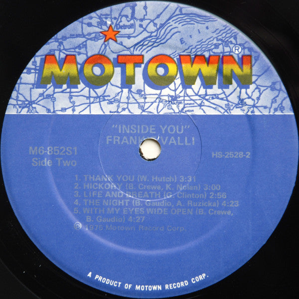 Frankie Valli : Inside You (LP,Album)