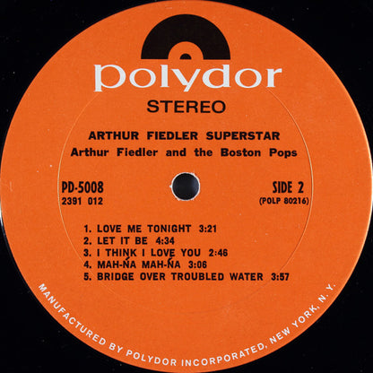 Arthur Fiedler And Boston Pops Orchestra : Arthur Fiedler "Superstar" (LP,Album,Stereo)