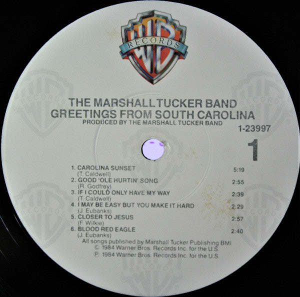 Marshall Tucker Band, The : Greetings From South Carolina (LP,Album)