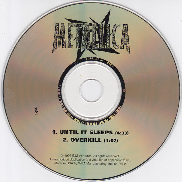 Metallica : Until It Sleeps (Single)