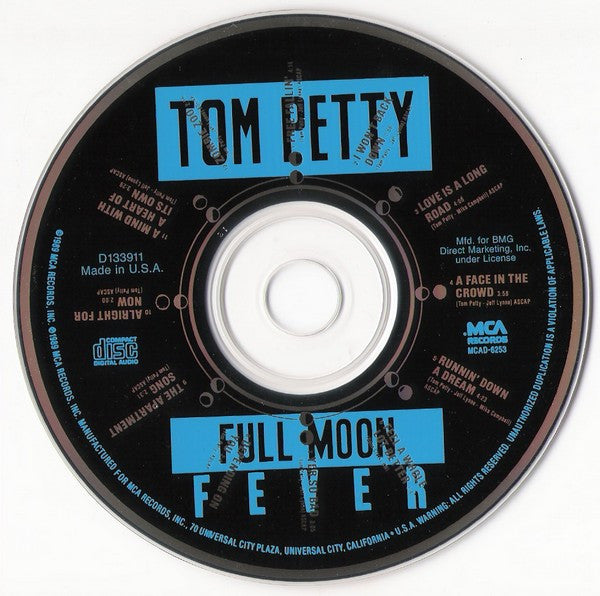 Tom Petty : Full Moon Fever (Album,Club Edition)