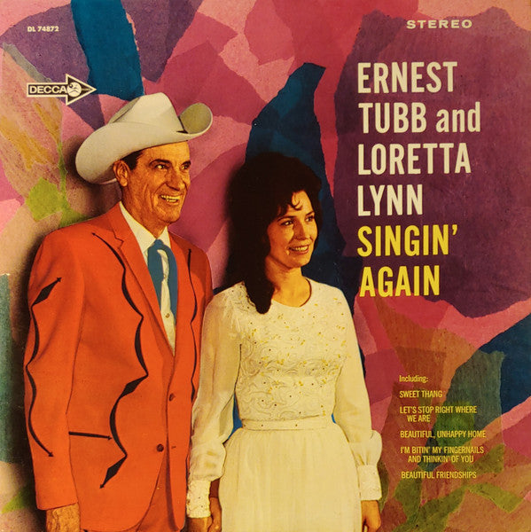 Ernest Tubb And Loretta Lynn : Singin' Again (LP,Album,Stereo)