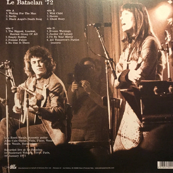 Lou Reed, John Cale & Nico (3) : Le Bataclan '72 (LP,Album)