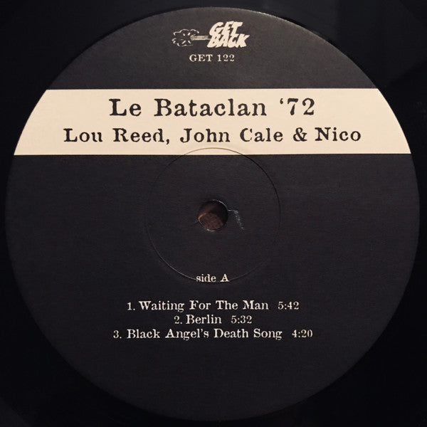 Lou Reed, John Cale & Nico (3) : Le Bataclan '72 (LP,Album)