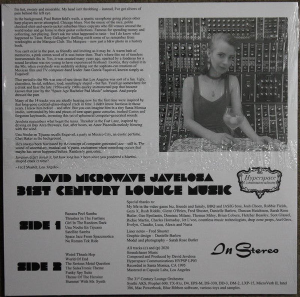 David Javelosa : 31st Century Lounge Music (LP,Album,Stereo)