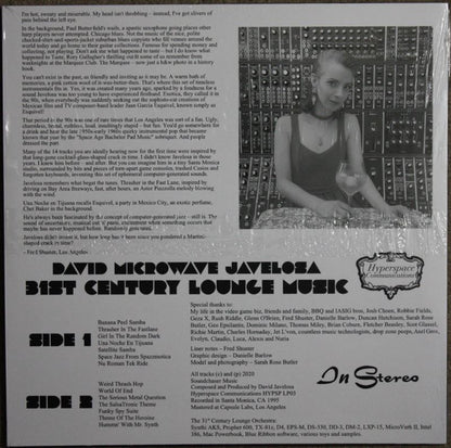 David Javelosa : 31st Century Lounge Music (LP,Album,Stereo)